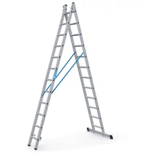 ZARGES Peremezett többcélú létra, kétrészes 2x12 fokos  Combimaster DX (Munkamagasság: 6,8m)