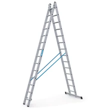 ZARGES Peremezett többcélú létra, kétrészes 2x14 fokos  Combimaster DX (Munkamagasság: 7,6m)