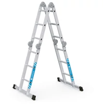 Zarges peremezett sokcélú létra, négyrészes 4x3 fokos Multitec M (Munkamagasság:4,45m)