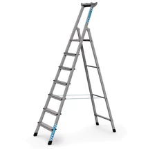 ZARGES Szegecselt lépcsős állólétra szerszámtartóval 1x7 fokos XLstep S (Munkamagasság: 3,75m)