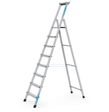 ZARGES Szegecselt lépcsős állólétra szerszámtartóval 1x8 fokos XLstep S (Munkamagasság: 4m)