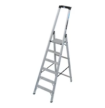 Krause STABILO Állólétra magas kapaszkodókerettel,1x6 lépcsőfok, 225 kg