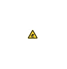 Krause FIGYELMEZTETŐ TÁBLA „BOTLÁSVESZÉLY“ 50 MM, 5 DARAB