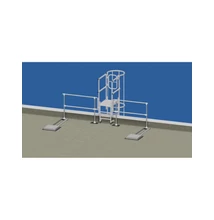 Krause STABILO Kilépőkorlát készlet rögzített létrához oldalsó