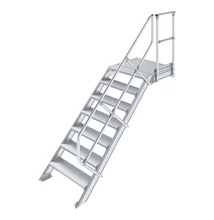 Krause LÉPCSŐ DOBOGÓVAL (KÖNNYŰFÉM) 7 FOKOS 0,6 M, 45°