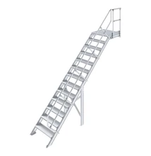 Krause LÉPCSŐ DOBOGÓVAL (KÖNNYŰFÉM) 13 FOKOS 0,6 M, 45°