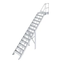 Krause LÉPCSŐ DOBOGÓVAL (KÖNNYŰFÉM) 14 FOKOS 0,6 M, 45°