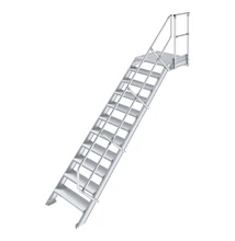 Krause LÉPCSŐ DOBOGÓVAL (KÖNNYŰFÉM) 11 FOKOS 1,0 M, 45°