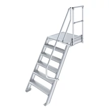 Krause LÉPCSŐ DOBOGÓVAL (KÖNNYŰFÉM) 6 FOKOS 0,6 M, 60°