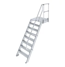 Krause LÉPCSŐ DOBOGÓVAL (KÖNNYŰFÉM) 8 FOKOS 0,6 M, 60°