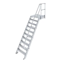 Krause LÉPCSŐ DOBOGÓVAL (KÖNNYŰFÉM) 10 FOKOS 0,6 M, 60°