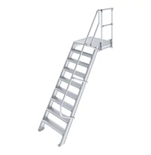 Krause LÉPCSŐ DOBOGÓVAL (KÖNNYŰFÉM) 9 FOKOS 0,8 M, 60°