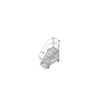 Krause Stabilo Gurítható lépcső dobogóval (könnyűfém) 60° - 800mm 6 fokos