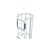 ZARGES Kengyel alakú biztonsági sorompó horganyzott acél