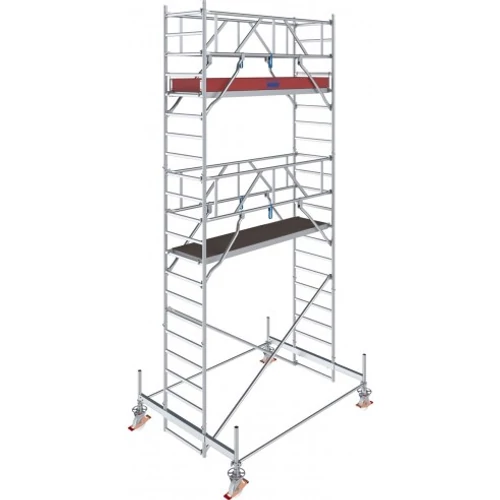 Krause Stabilo Gurulóállvány 100-as Sorozat 2,50x0,75 Munkamagasság: 6,40 m