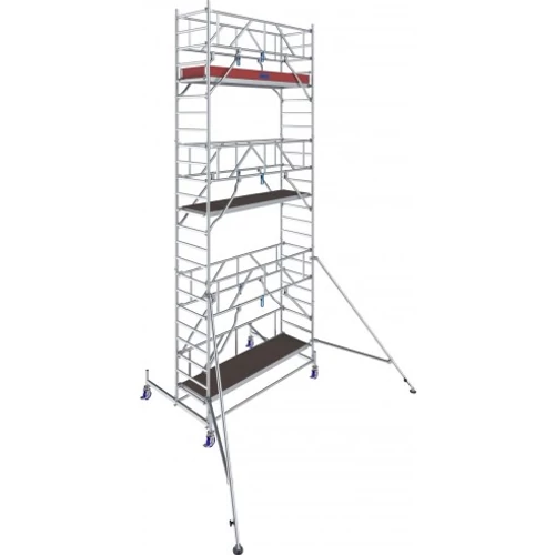 Krause Stabilo Gurulóállvány 10-es Sorozat 2,50x0,75 Munkamagasság: 7,40 m