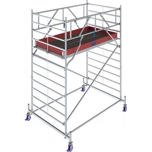 Krause Stabilo Gurulóállvány 50-es Sorozat 2,50x1,5 Munkamagasság: 4,40 m