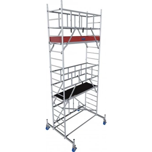 Krause Monto Protec XS Összecsukható Gurulóállvány 2,0x0,7 Munkamagasság: 5,80 m