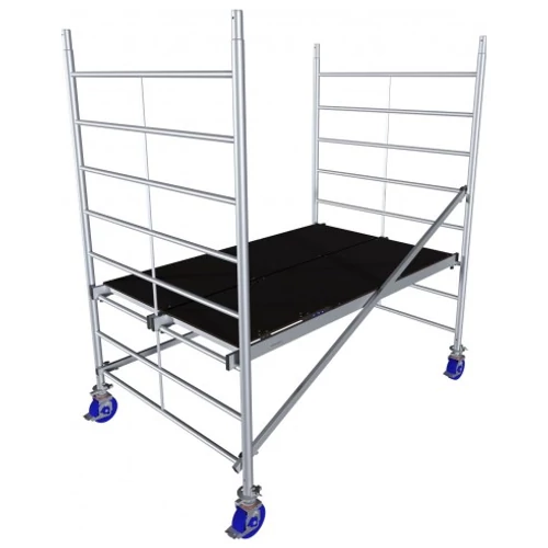 Krause Monto Protec Gurulóállvány 911 (XXL) Munkamagasság: 2,9m Alapt. Nélk