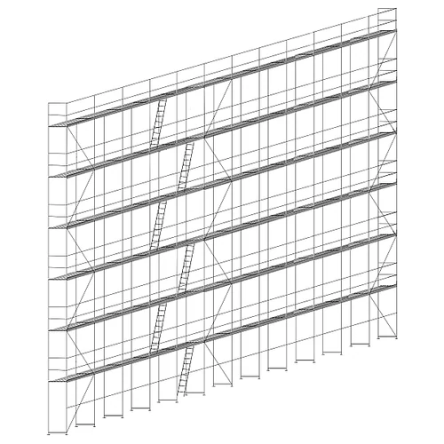 TERRA 70 Homlokzati Állványrendszer csomag  - 518 m2