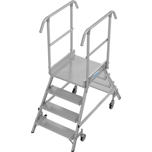 Krause STABILO Professional gurítható dobogó, két oldalon járható, 2x4 fokos