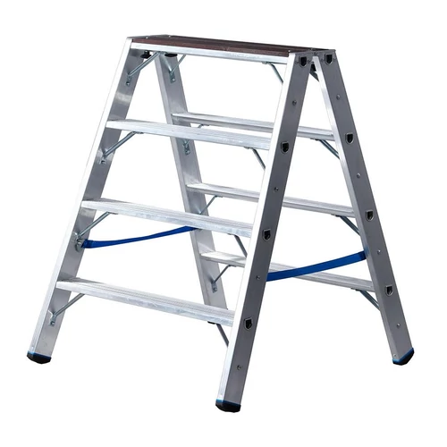 Krause Stabilo Két Oldalon Járható Lépcsőfokos Létra Fa Fedőlappal 2X4