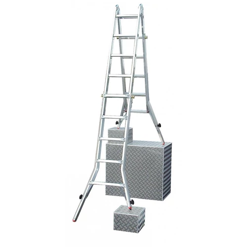 Krause Monto Televario Teleszkópos CsuklósLétra 4 Szármeghosszabbítással 4X4 Fok