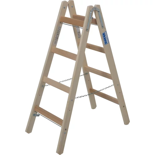 Krause Stabilo Két Oldalon Járható Fa Állólétra 2X4 Fokos