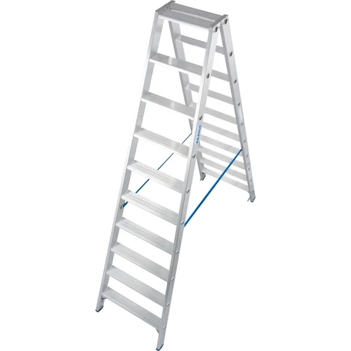 Krause Stabilo Két Oldalon Járható Lépcsőfokos Állólétra 2X10 Fokos