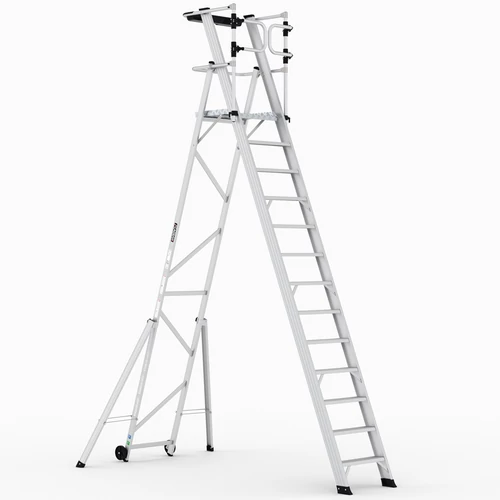 KEY-PRO Összecsukható platform létra 12+1 fokos ( Munkamagasság: 5,2m) 