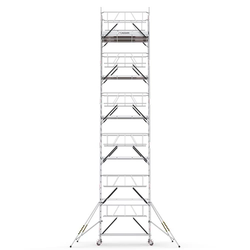 Cagsan ProTUBE LN1070_(240) gurulóállvány - dupla széles (Munkamagasság:12,7m)