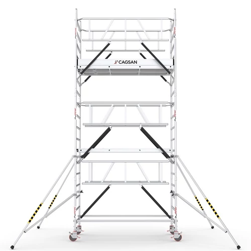 Cagsan ProTUBE LN440_(240) gurulóállvány - dupla széles (Munkamagasság:6,4m)