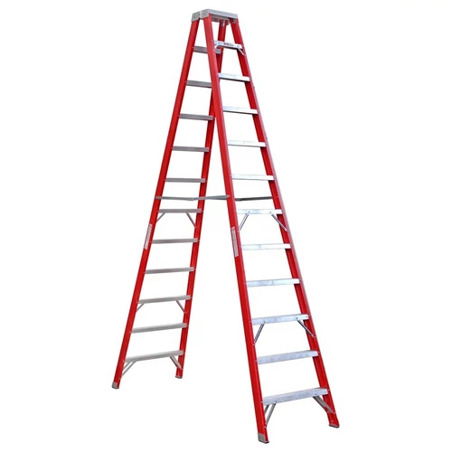 CAGSAN FIBERO - üvegszálas létra 2x12 fokos (Munkamagasság: 4,2m)