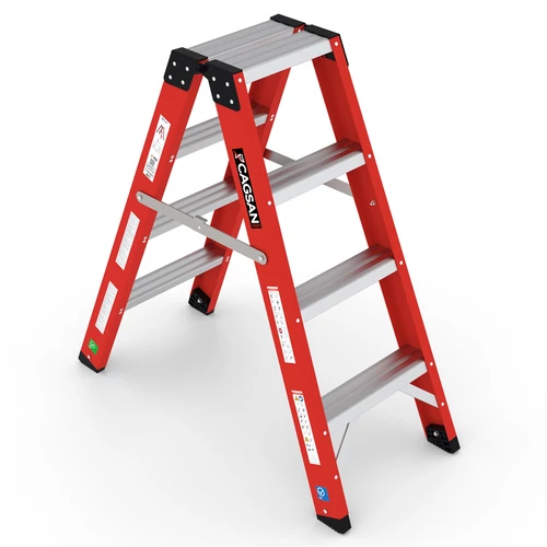 CAGSAN FIBERO - üvegszálas létra 2x4 fokos (Munkamagasság: 2,2m)