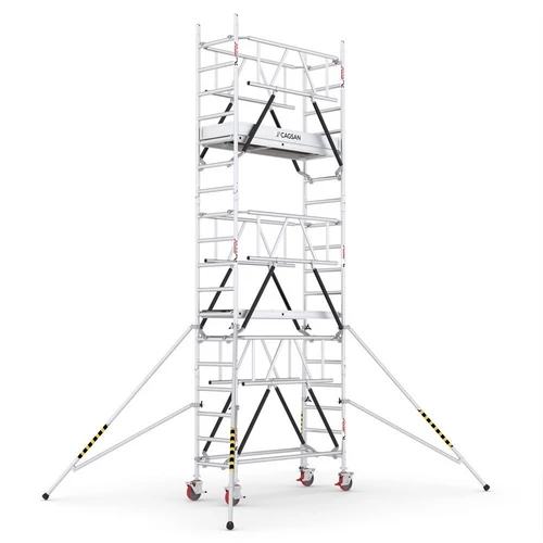 HASZNÁLT CAGSAN gurulóállvány Protube SN (180)-Munkamagasság: 6,4m