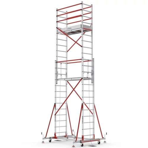 CAGSAN Telesafe XLN Profi 2x13 fokos kétrészes állvány (Munkamagasság: 7,2m)
