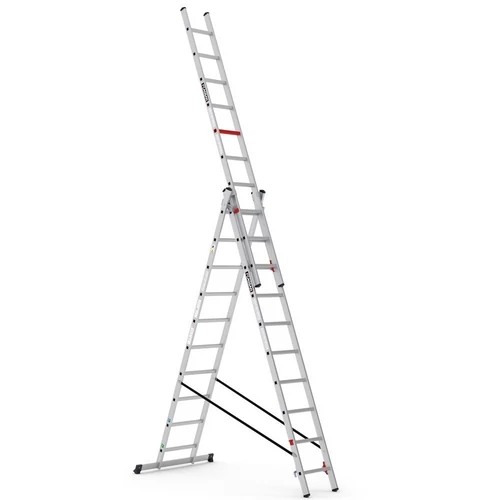 CAGSAN TRIOMAX - Három részes kombinált létra 3x10 fokos