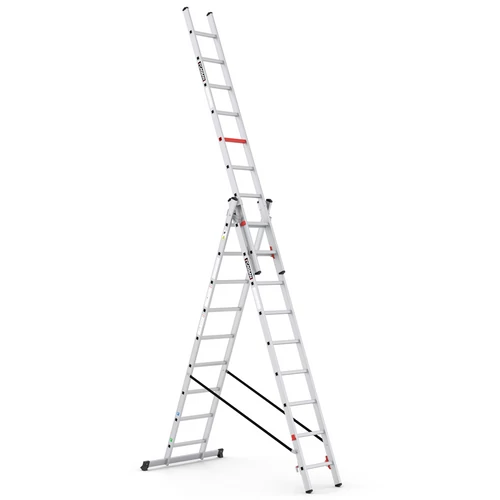 BÉRELHETŐ CAGSAN TRIOMAX - Három részes kombinált létra 3x9 fokos