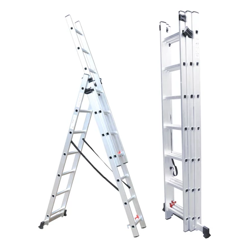 Fieldmann Háromrészes Univerzális Létra 3x7 fokos 