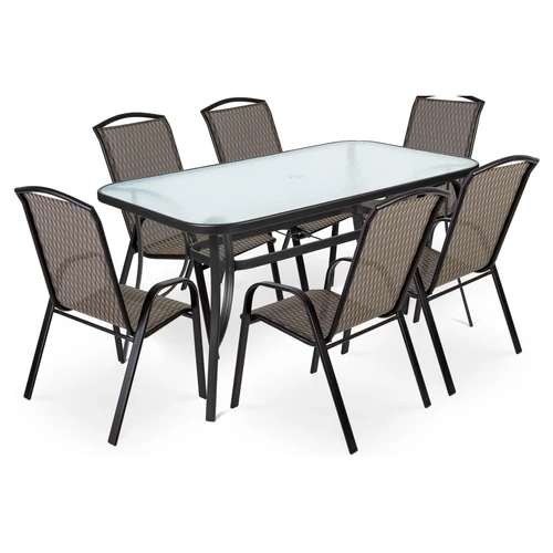 Fieldmann RONY I. DARK kerti bútor szett