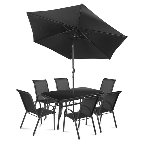 Fieldmann RUBBY DARK kerti bútor szett