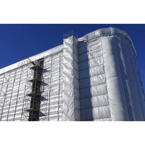 ÁLLVÁNYPONYVA (2,7 m x 20 m) homlokzati állványhoz