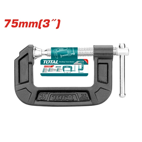 TOTAL Tools G szorító 75mm / INDUSTRIAL