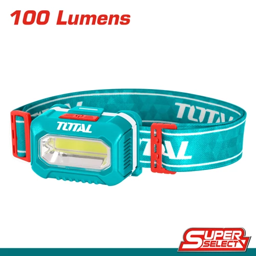 TOTAL Tools Fejlámpa 100lm