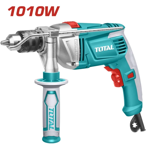 TOTAL Tools Vezetékes ütvefúró 1010W, 2800rpm/13mm/44800 bpm/ INDUSTRIAL