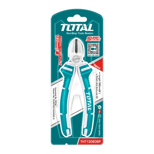 TOTAL Tools Oldalcsípő fogó 160 mm