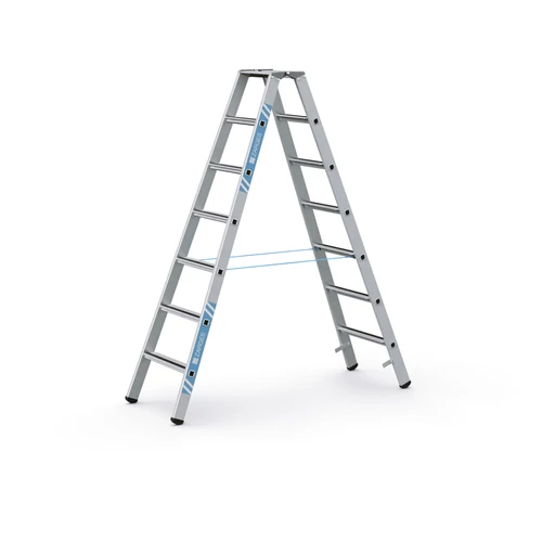 ZARGES Állólétra 2x7 elox Saferstep B