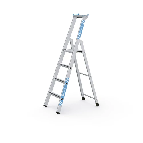 ZARGES Peremezett Lépcsőfokos Állólétra 1x4 fokos Saferstep S