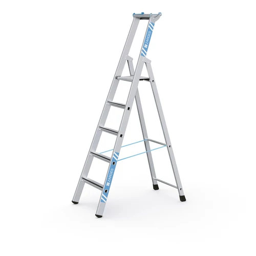 ZARGES Peremezett Lépcsőfokos Állólétra 1x5 fokos Saferstep S