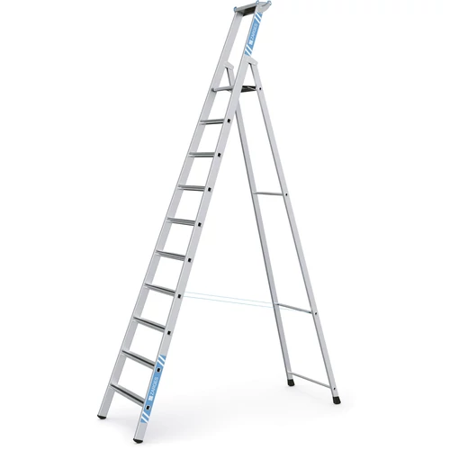 ZARGES Peremezett Lépcsőfokos Állólétra 1x10 fokos Saferstep S